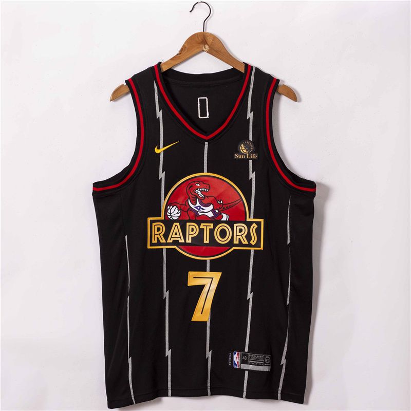 Men Toronto Raptors #7 Lowry Black 2021 Nike Game NBA Jersey